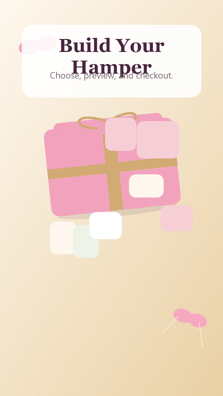 Build your own hamper preview